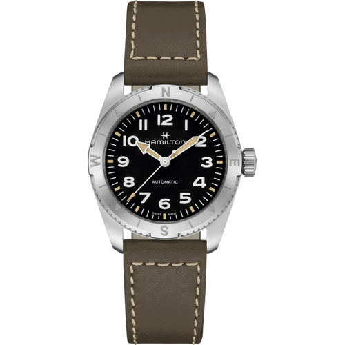 Hamilton Khaki Field Expedition Auto on Leather 37mm