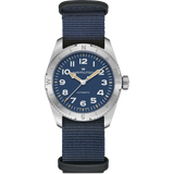 Hamilton Khaki Field Expedition Auto blue on Nato 37mm