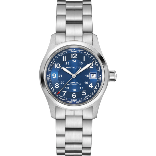 Hamilton Khaki Field Automatic Blue 38mm on Bracelet