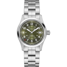 Load image into Gallery viewer, Hamilton Khaki Field Automatic Green 38mm on Bracelet