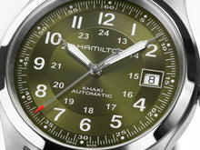 Load image into Gallery viewer, Hamilton Khaki Field Automatic Green 38mm on Bracelet