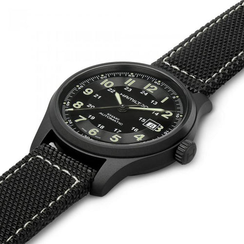 Hamilton Khaki Field Titanium Auto 42mm PVD Black