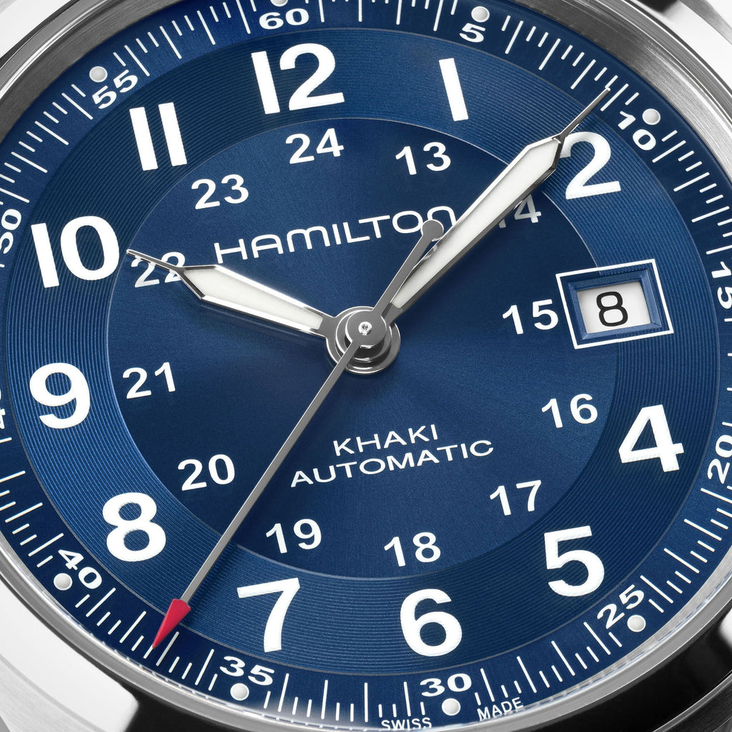 Hamilton Khaki Field Auto Blue 42mm on Bracelet