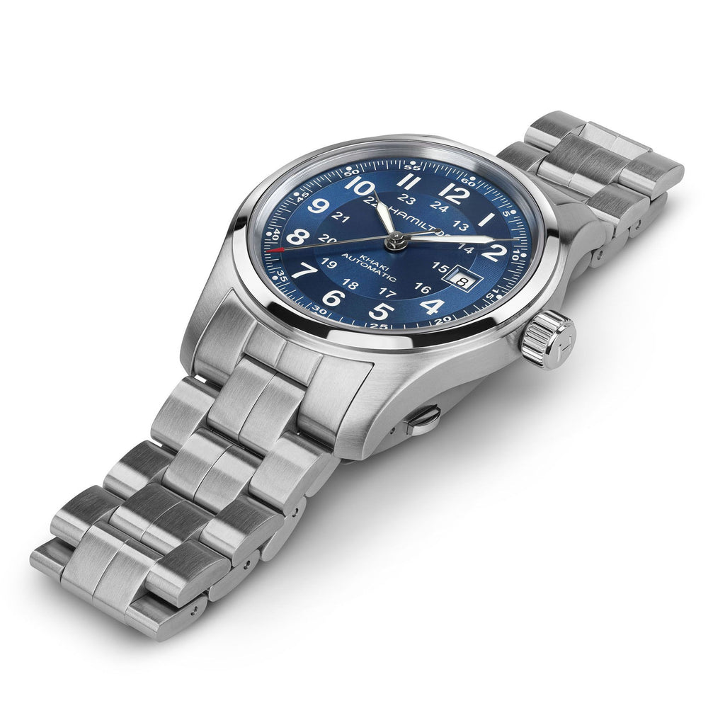 Hamilton Khaki Field Auto Blue 42mm on Bracelet