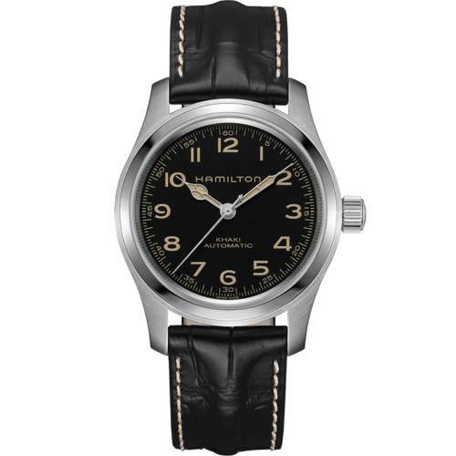 Hamilton Khaki Field Murph Auto 42mm on leather