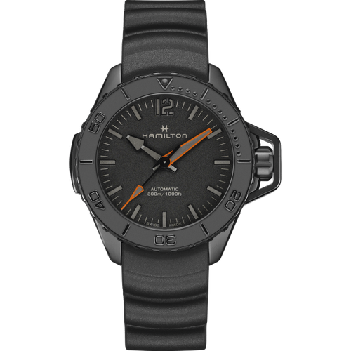 Hamilton Khaki Navy Frogman Auto Black 46mm