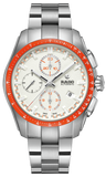 Rado Hyperchrome Automatic Chronograph White Dial Red Bezel