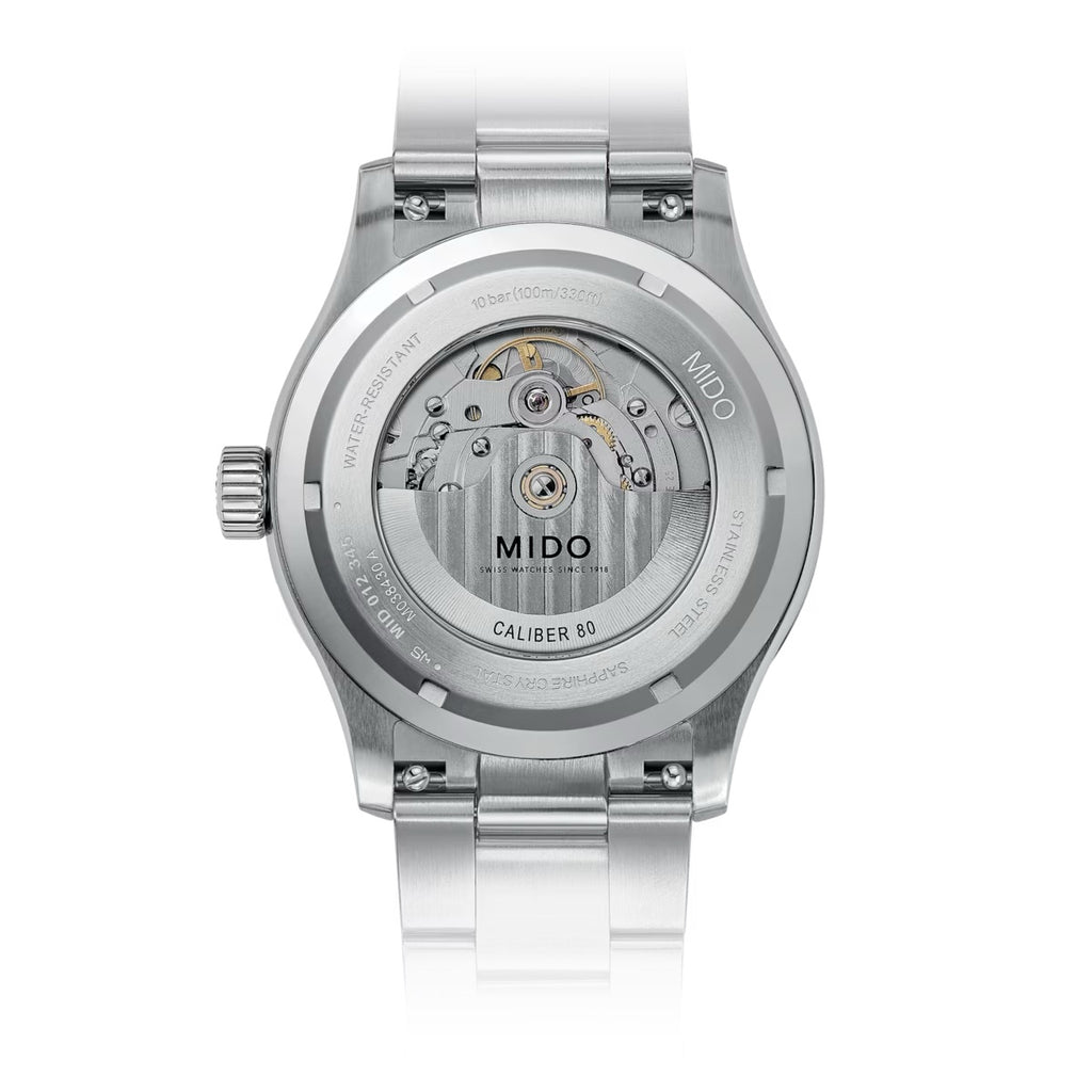 MIDO MULTIFORT M BLACK ON BRACELET