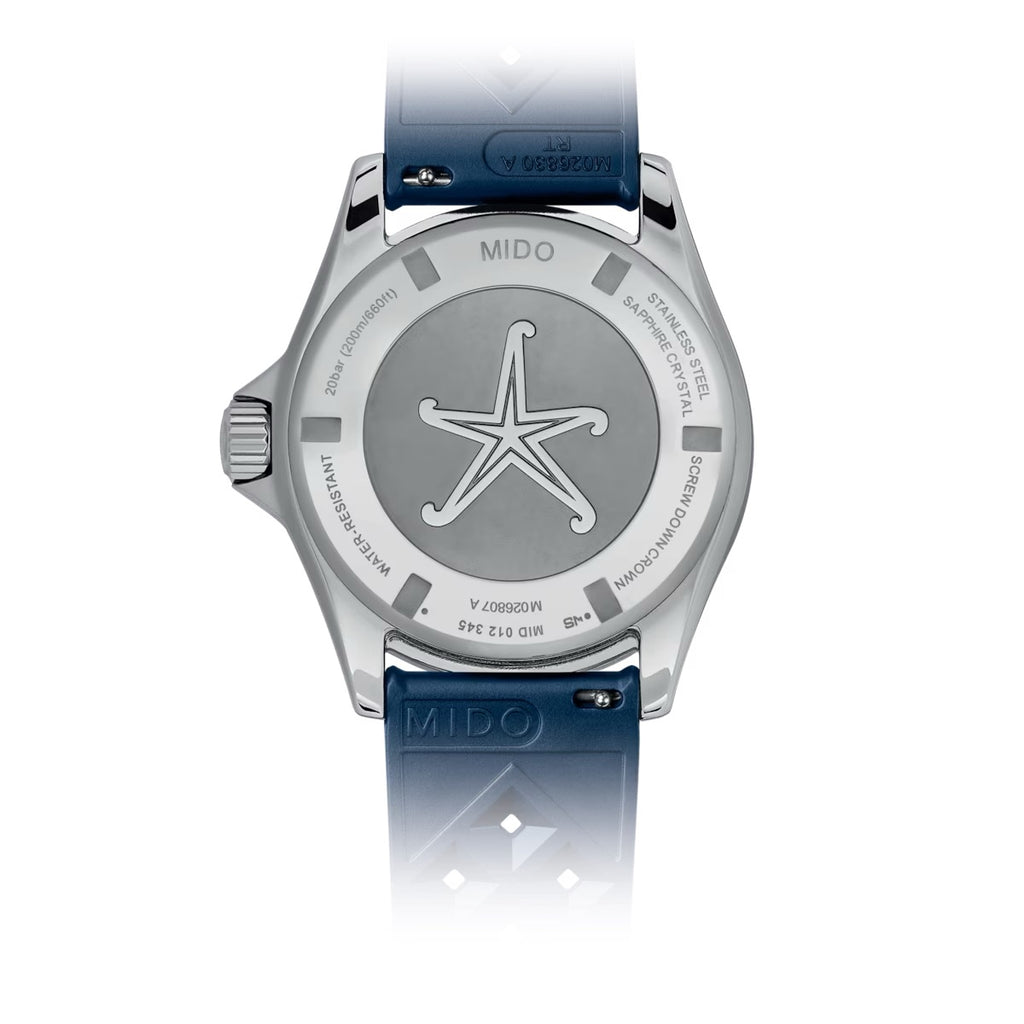 MIDO OCEAN STAR TRIBUTE BLUE GRADIENT-SPECIAL EDITION -1 EXTRA STRAP