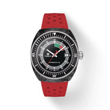 TISSOT SIDERAL S POWERMATIC 80 BLACK WITH RED RUBBER