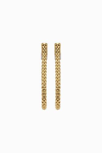 Fope Essentials Yellow and White Gold Earrings