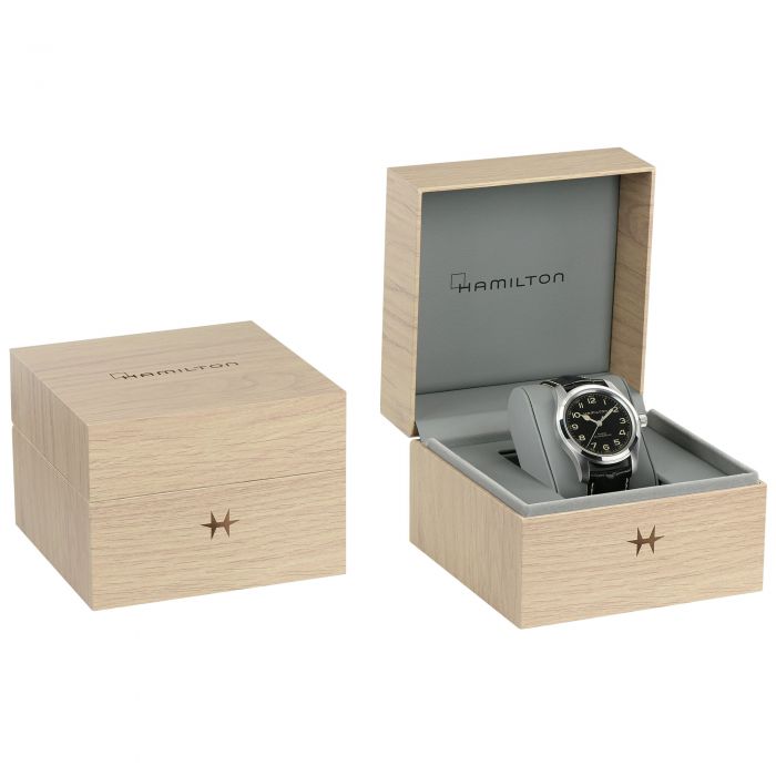 Hamilton Khaki Field Murph Auto 42mm on leather