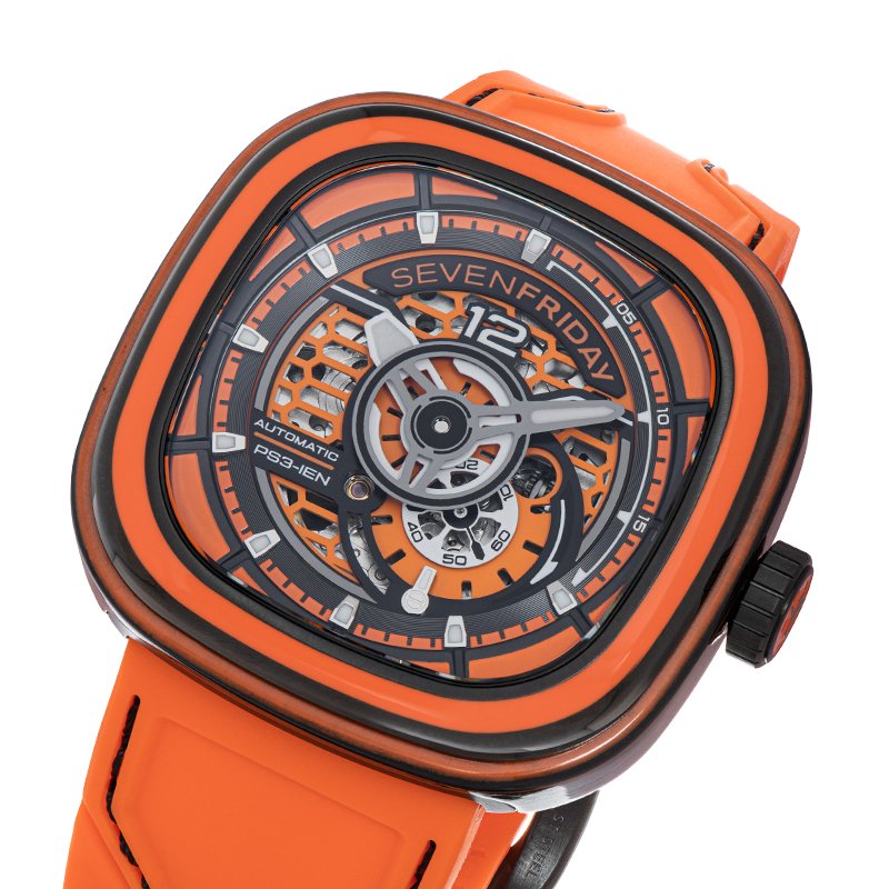 SevenFriday PS3/03 ORANGE CARBON