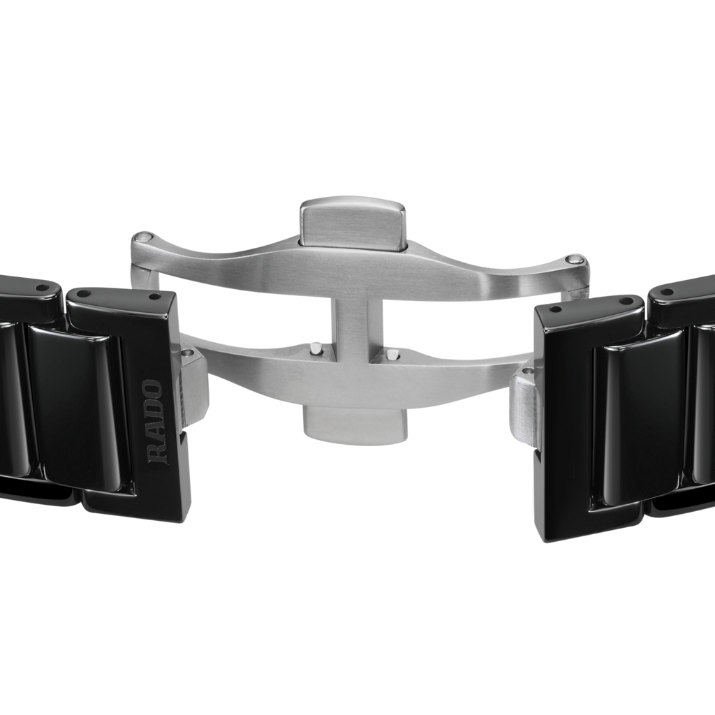 Rado True Round Automatic Open Heart Black Ceramic