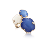 Pasquale Bruni Ton Joli Ring with Blue Moon, White Agate and Diamonds.