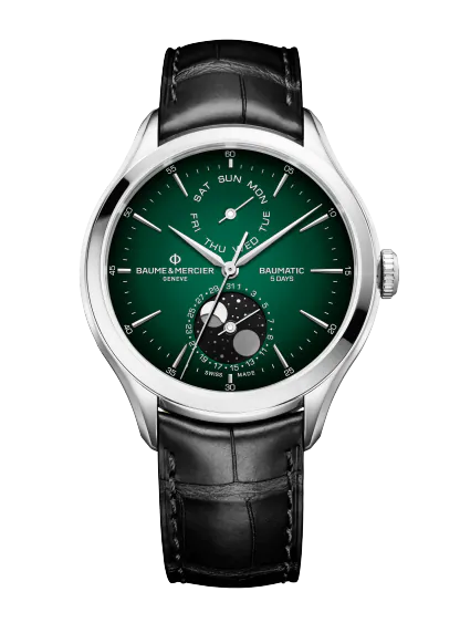 Baume & Mercier Clifton Moonphase Green 10654