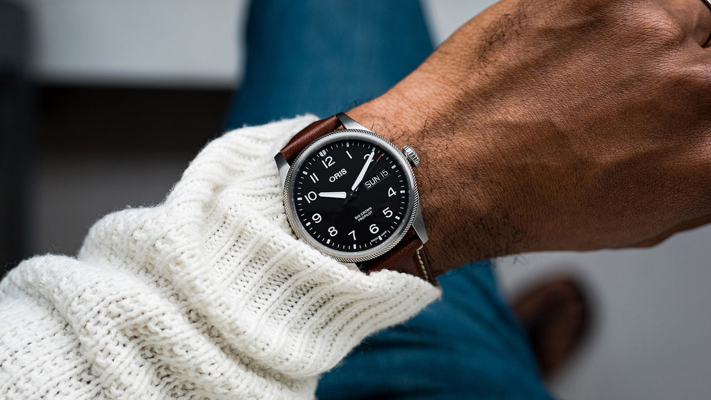 Oris Propilot Day Date 44mm Black on Bracelet