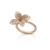 Pasquale Bruni Petit Garden medium flower diamonds ring RG