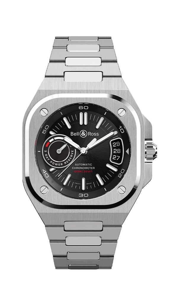 BELL & ROSS BR-X5 BLACK STEEL ON BRACELET