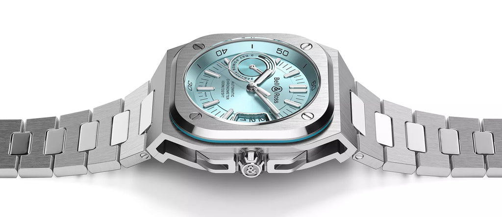 BELL & ROSS BR-X5 ICE BLUE STEEL BRACELET