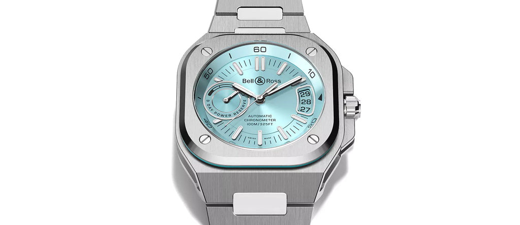 BELL & ROSS BR-X5 ICE BLUE STEEL BRACELET