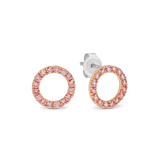 Desert Rose Earrings with pink diamonds from the Argyle mine EDJE023