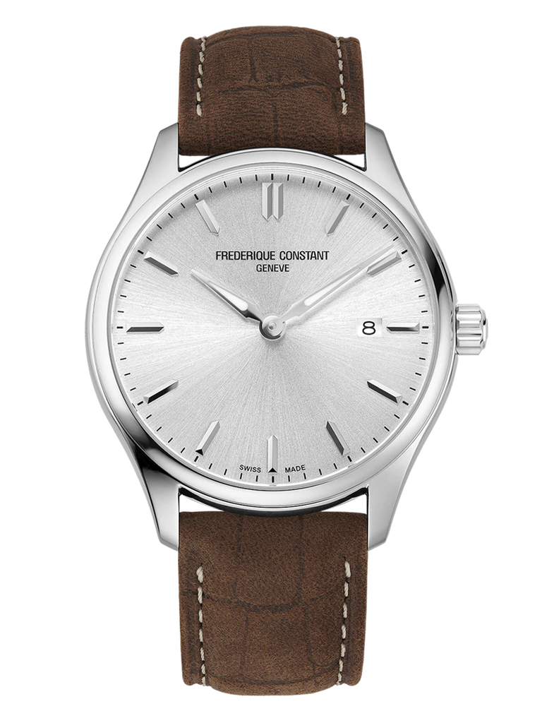 FREDERIQUE CONSTANT CLASSICS QUARTZ ON LEATHER STRAP