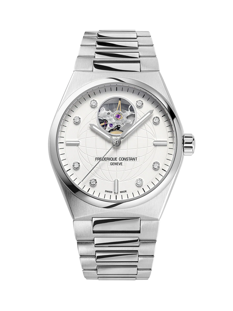 FREDERIQUE CONSTANT HIGHLIFE LADIES AUTOMATIC HEART BEAT WHITE