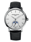 FREDERIQUE CONSTANT SLIMLINE MOONPHASE MANUFACTURE SILVER DIAL