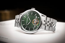Load image into Gallery viewer, Raymond Weil Freelancer Calibre RW1212 Open Heart Green on Bracelet