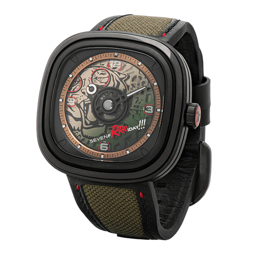 SEVENFRIDAY T3/04 GREEN TIGER LIMITED EDITION
