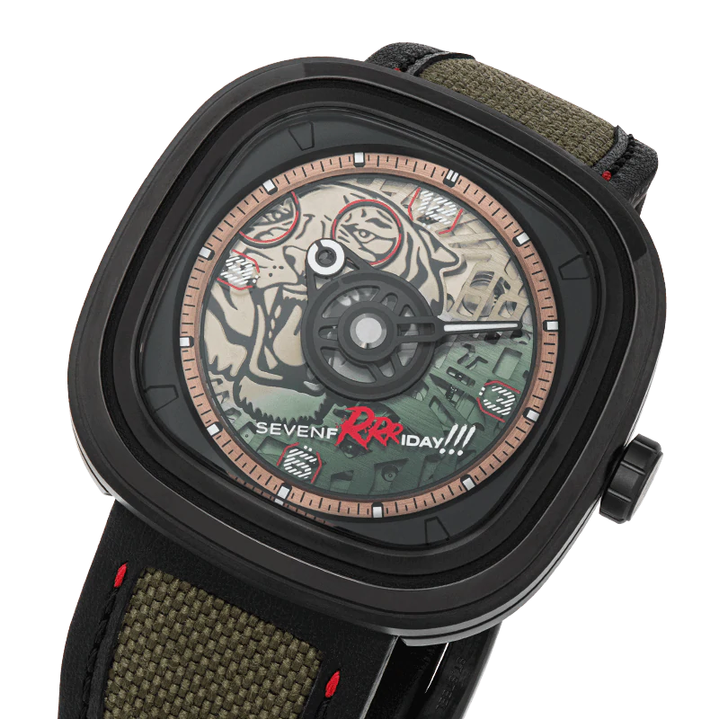 SEVENFRIDAY T3/04 GREEN TIGER LIMITED EDITION