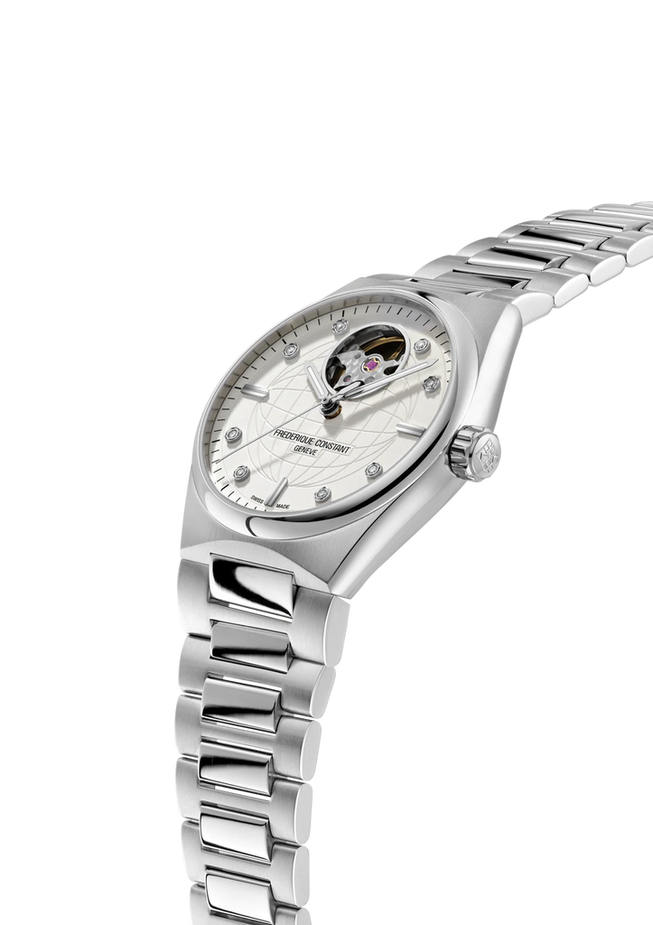 FREDERIQUE CONSTANT HIGHLIFE LADIES AUTOMATIC HEART BEAT WHITE