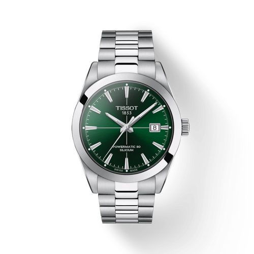 TISSOT GENTLEMAN POWERMATIC 80 SILICIUM GREEN