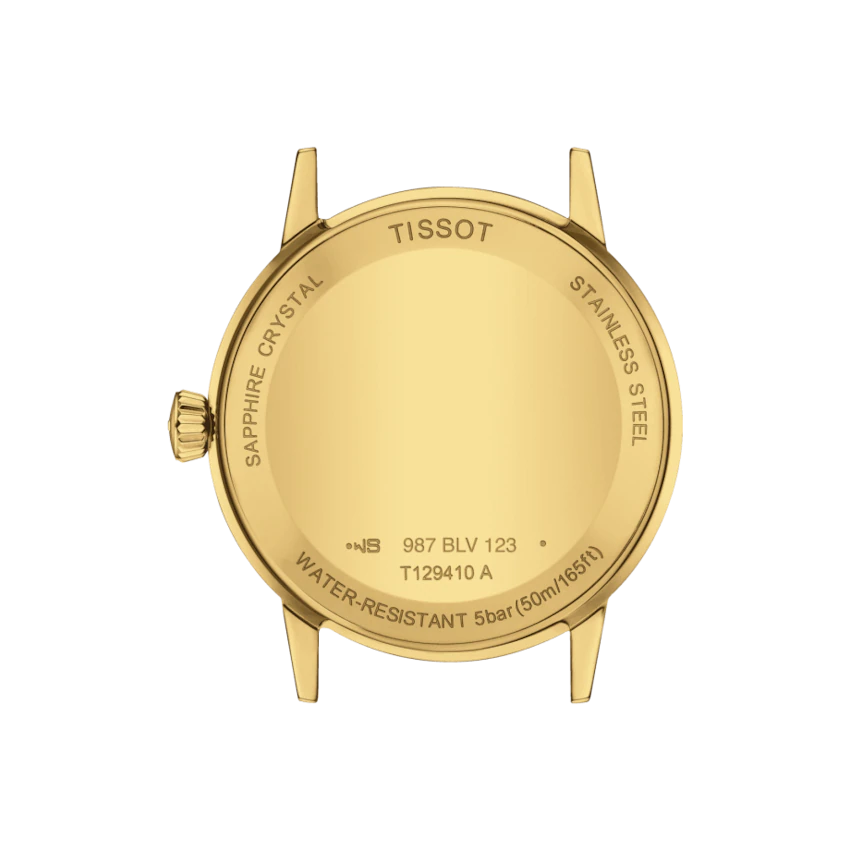 Tissot Classic Dream Ivory Dial on Brown Leather