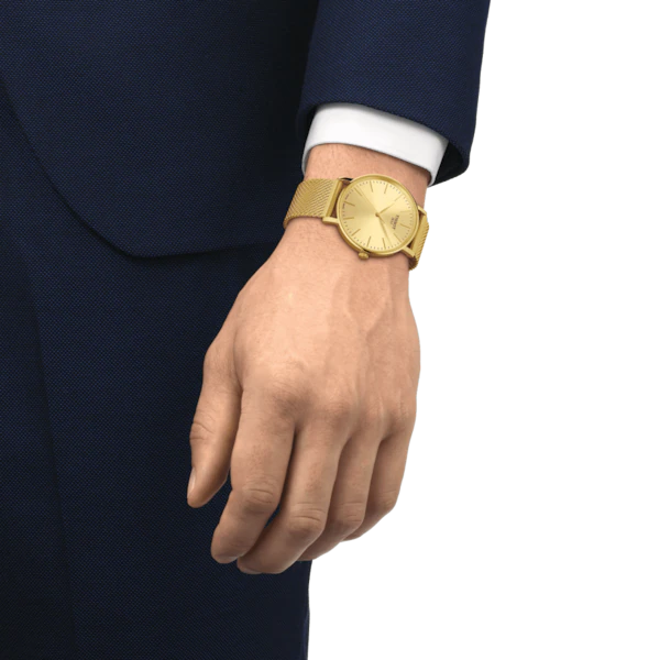 Tissot Everytime Gent Gold Dial on Bracelet