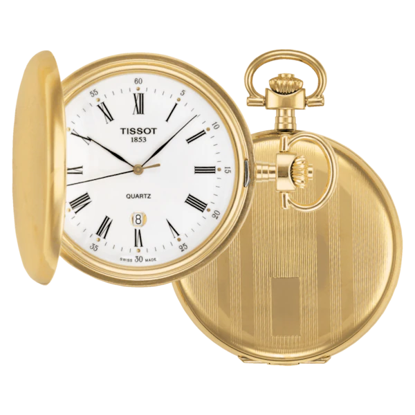 TISSOT SAVONNETTE POCKET WATCH QUARTZ