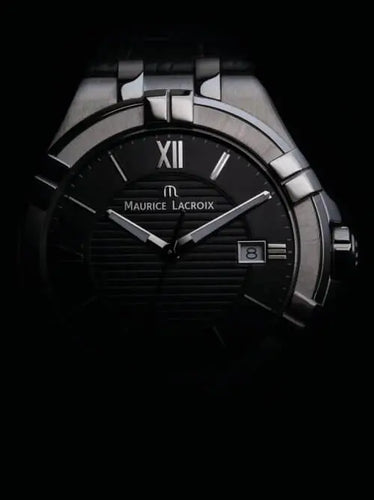 Maurice Lacroix AIKON Quartz Date on Leather Black