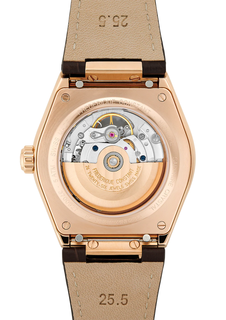 FREDERIQUE CONSTANT HIGHLIFE HEART BEAT RG PLATED WHITE DIAL