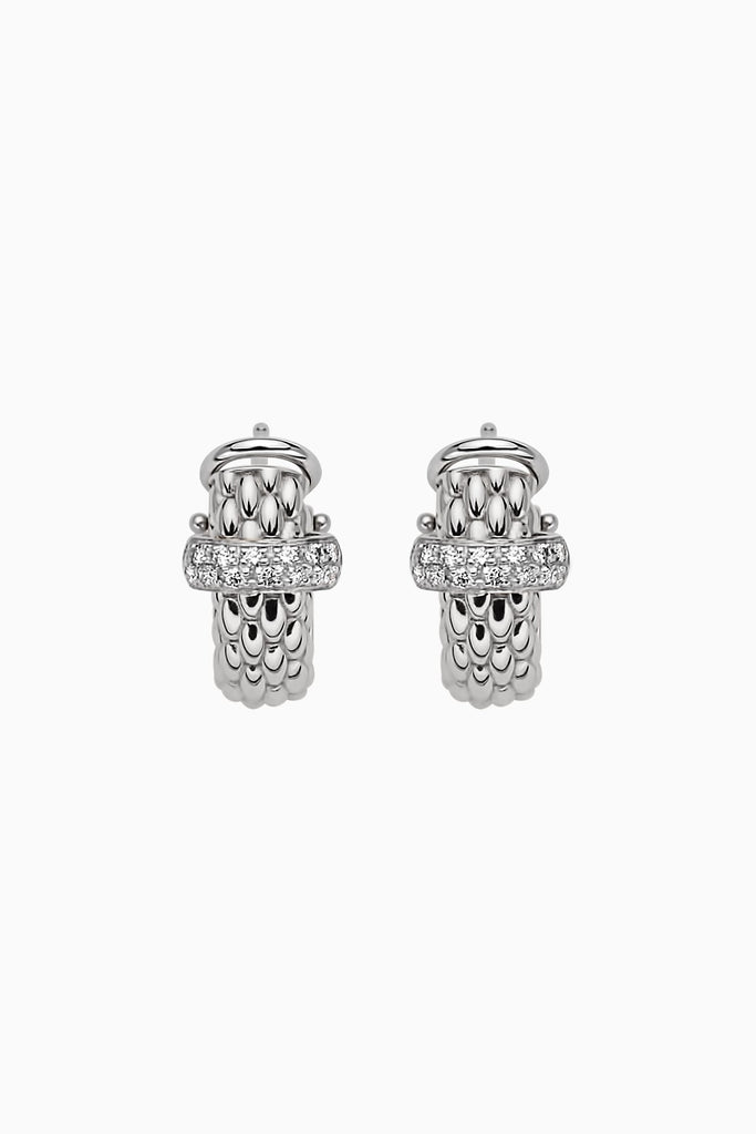 Fope Vendome White Gold Earrings with Diamonds