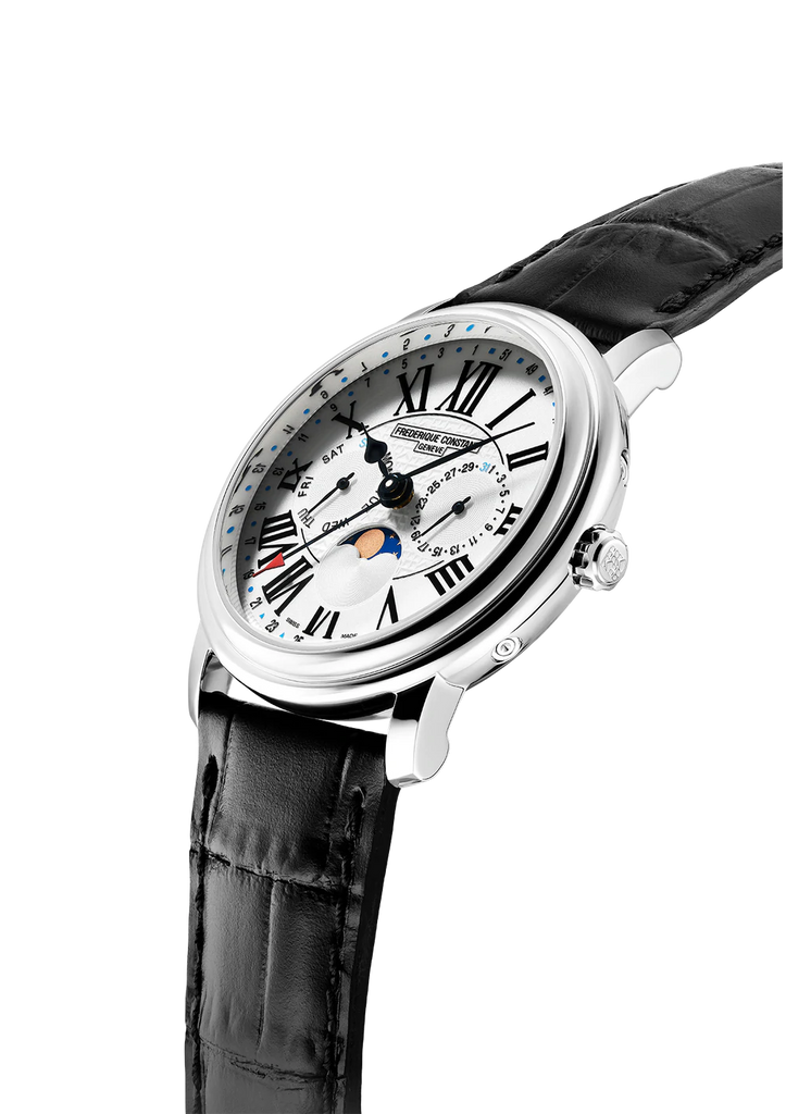 FREDERIQUE CONSTANT CLASSICS BUSINESS TIMER QUARTZ WATCH