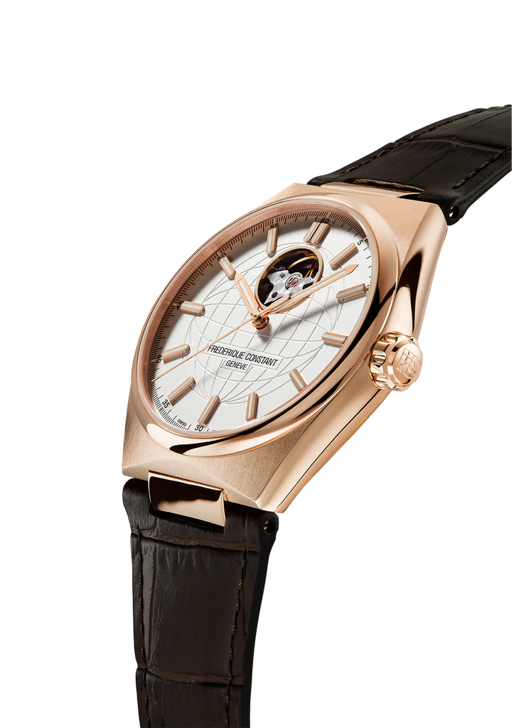 FREDERIQUE CONSTANT HIGHLIFE HEART BEAT RG PLATED WHITE DIAL