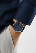 Load image into Gallery viewer, Nomos Tangente 2date Blue 136