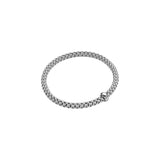 Fope Eka WHITE Gold Bracelet with a white diamond extra small