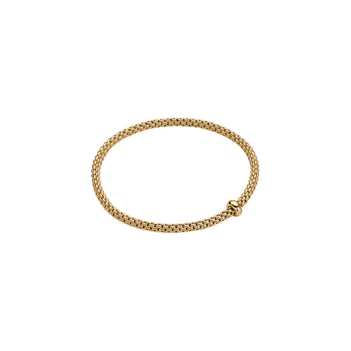 Fope Solo ROSE Gold Bracelet with gold rondel in small size
