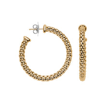 Load image into Gallery viewer, Fope Essentials Yellow Gold HOOP Earrings