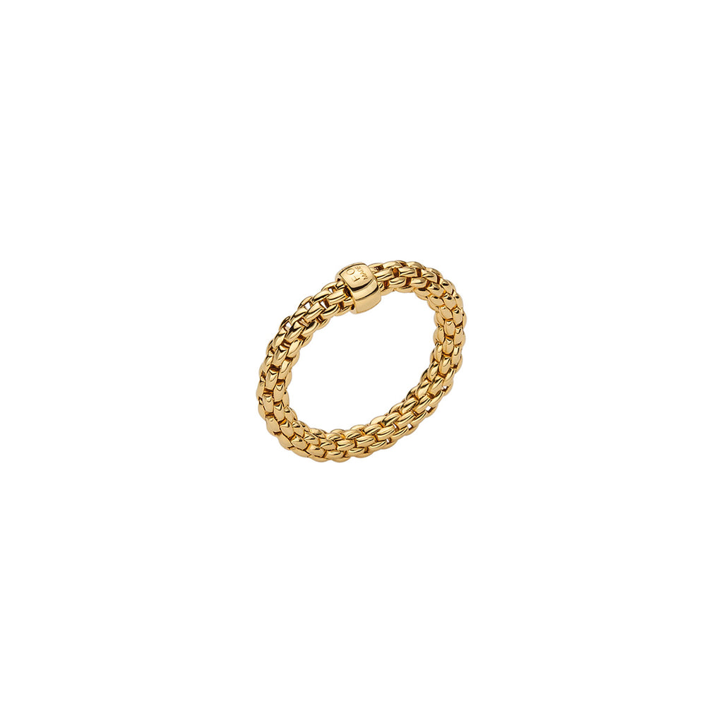 Fope Essentials Collection Flex it Ring in 18k yellow gold in extra small size