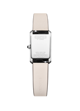Load image into Gallery viewer, Baume &amp; Mercier Hampton White Dial quartz on leather -10859 28mm x 17.75mm