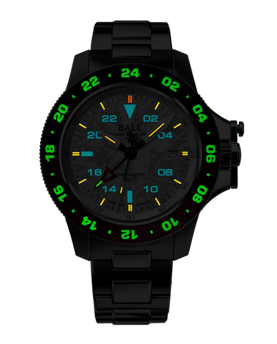 Ball Watch Engineer Hydrocarbon AeroGMT II Meteorite Blue & Red Bezel 40mm