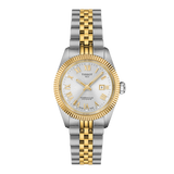 TISSOT BALLADE 30mm SILVER DIAL AUTOMATIC COSC -2 TONES YG PVD